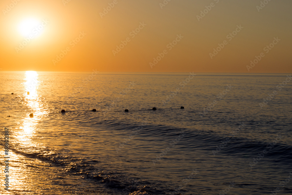 morning sea sunrise