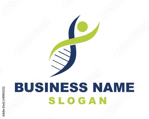 double helix DNA logo