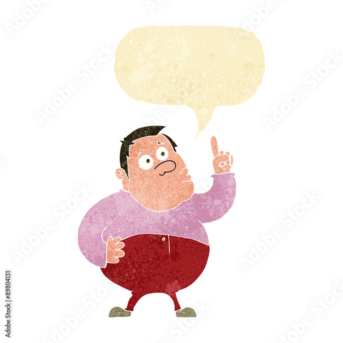 cartoon man asking question with speech bubble