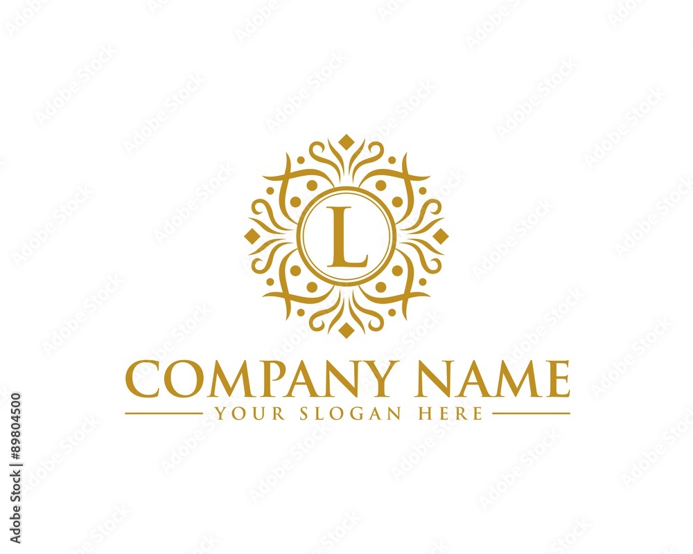 Fototapeta premium crest logo 1 icon template