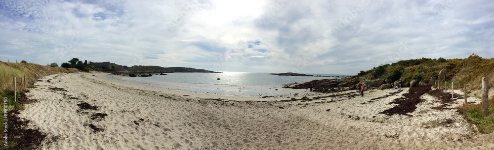 panorama plage chausey 