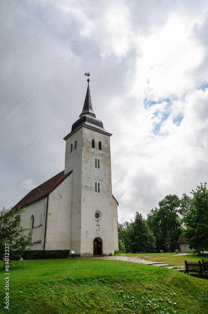 St. John's Church after rain, Viljandi, Estonia