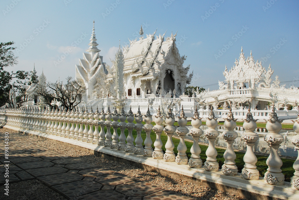 White temple, Chiang Rai, Thailand