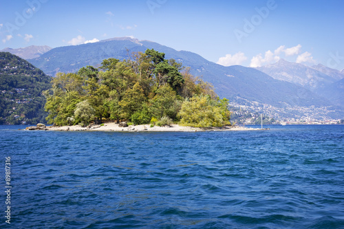 Island at the Lake Maggiore or Lago Verbano © CeHa