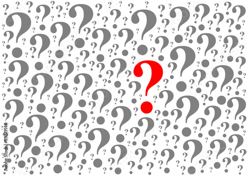 Background consisting of question marks