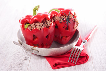 halloween bell pepper