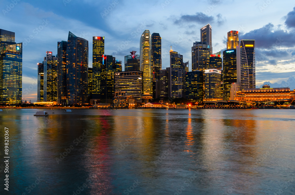 Singapore downtown Singapore downtown