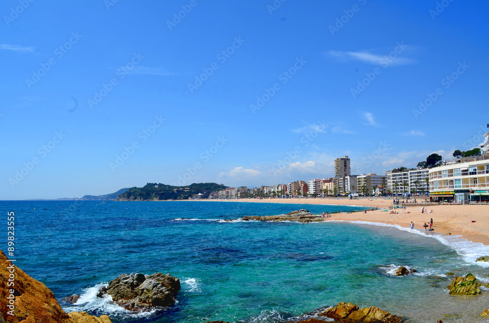 Lloret de Mar beach (Costa Brava, Spain)