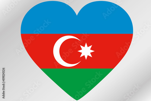 Flag Illustration of a heart with the flag of Azerbaijan Free Download Flag Illustration of a heart with the flag of Azerbaijan - GFXLoad