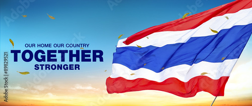 our home our country together stronger of thailand