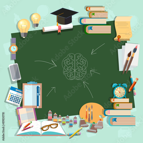 Back to school, school board education college campus, classroom 