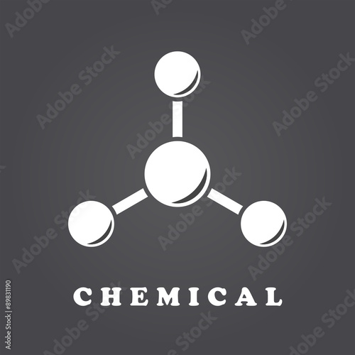 Abstract molecule icon
