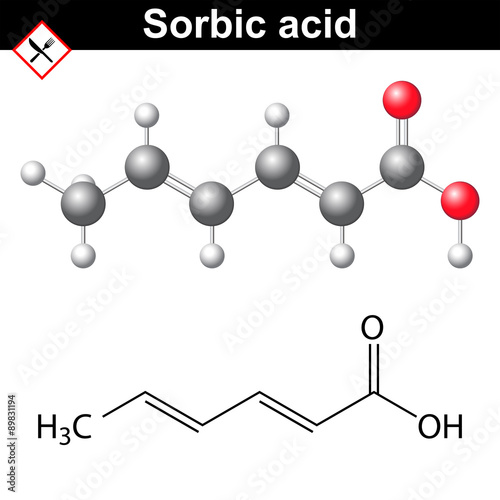 Sorbic acid molecule