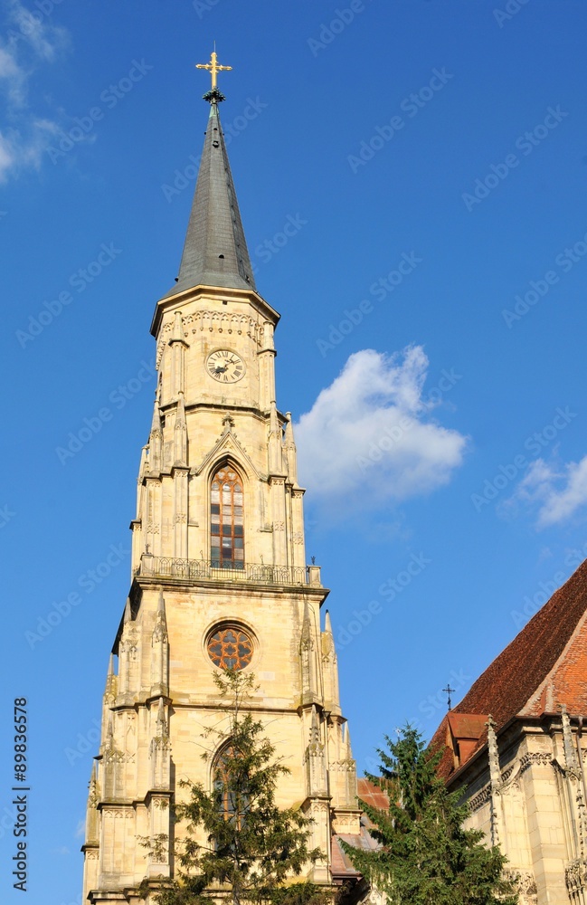 The Church of Saint Michael is an iconic Gothic-style Roman Catholic church in Cluj-Napoca.