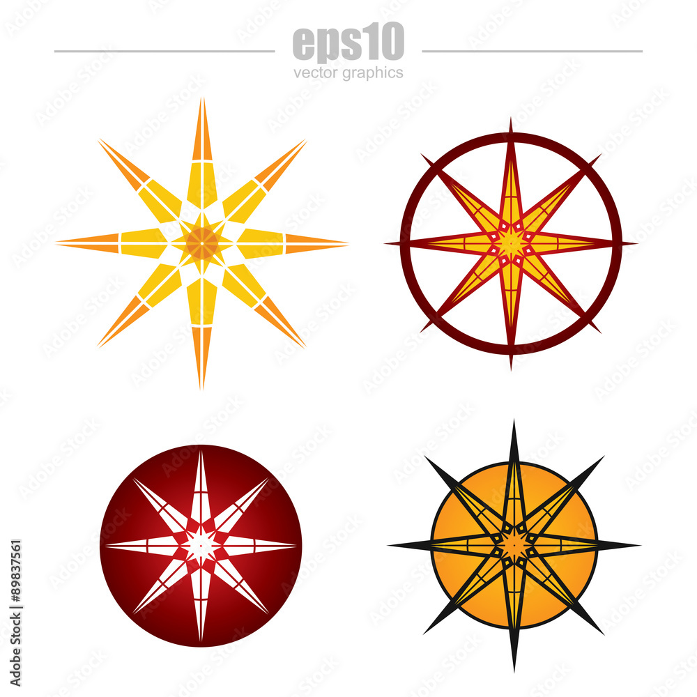Sun icon set Sun icon set