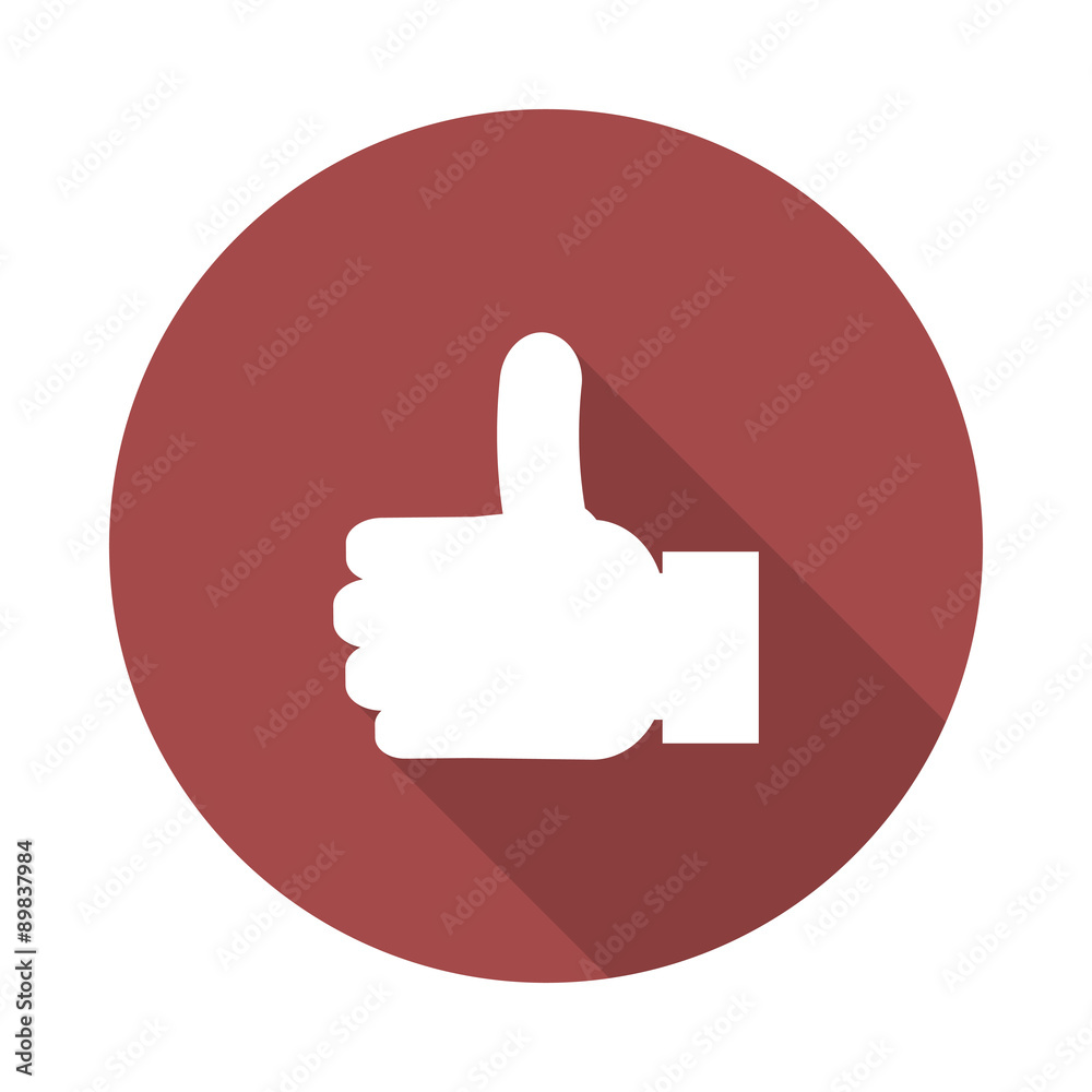 Thumb up silhouette icon. Like icon. Thumb up silhouette icon. Like icon.