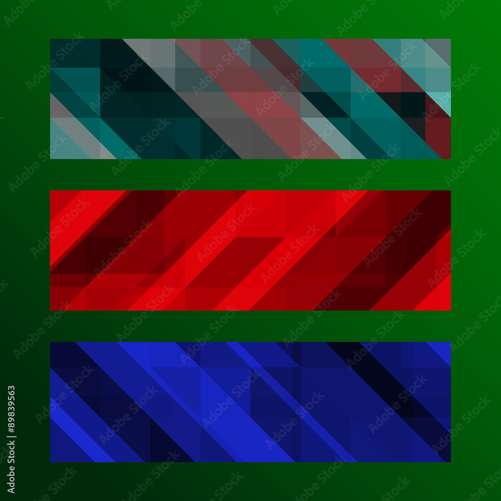 Abstract trendy banner with geometric shape.Colorful background Abstract trendy banner with geometric shape.Colorful background