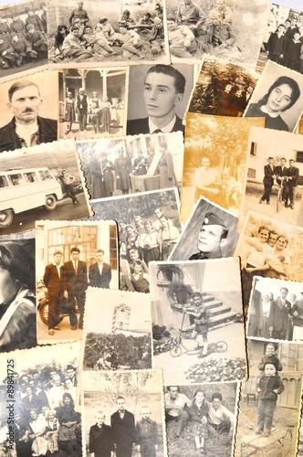 Old weathered pictures background