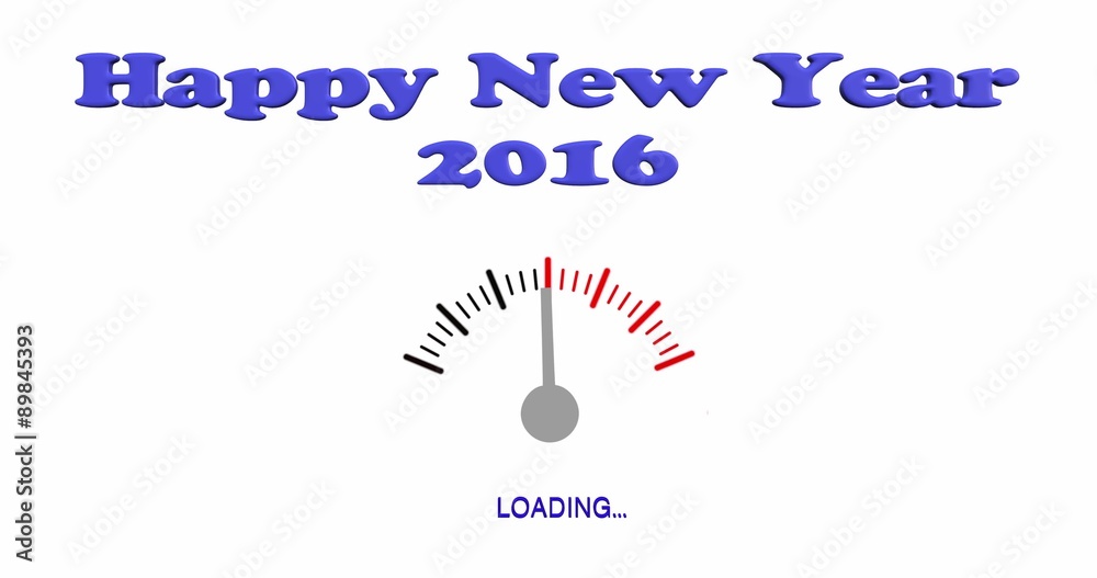Anno 2016 con simbolo loading