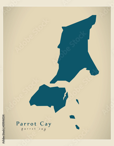 Modern Map - Parrot Cay TC photo