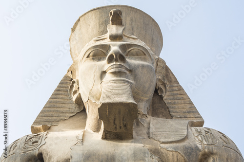 Head of Ramses II at the Luxor Temple, Egypt photo