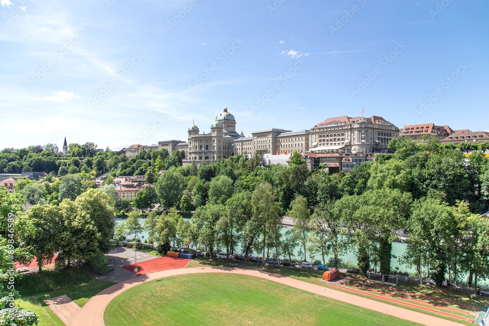 Fototapeta premium Berne in Switzerland, Summer 2015