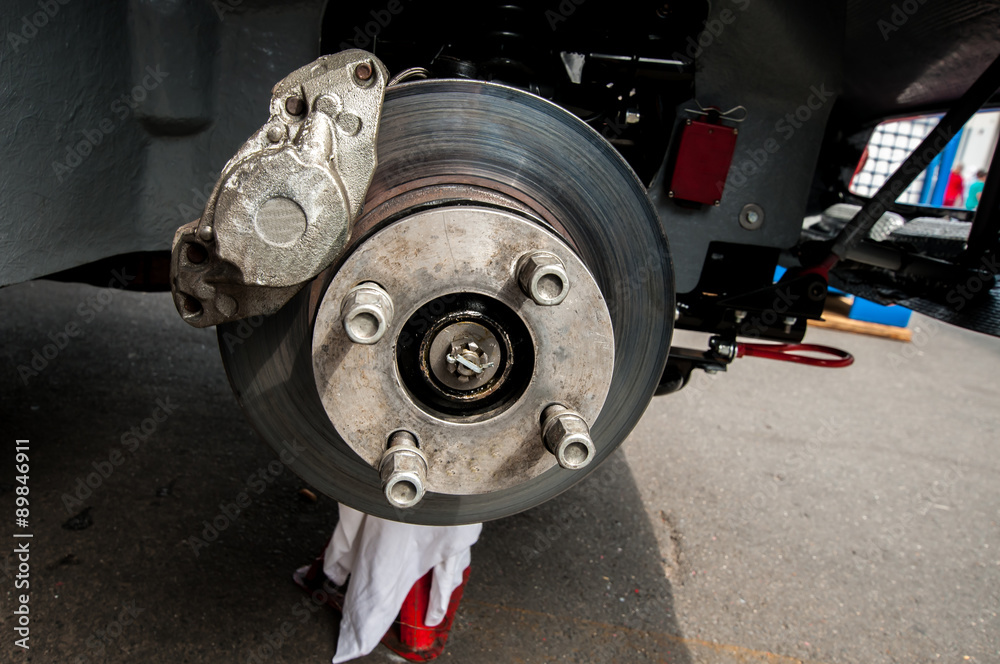 Bremsanlage eines PKW StockFoto Adobe Stock