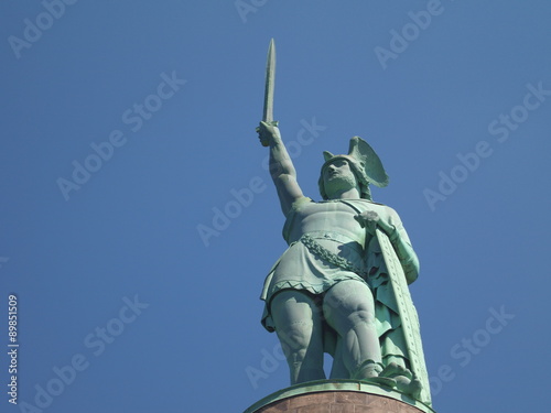 Hermann's Monument, Germany (close up) photo