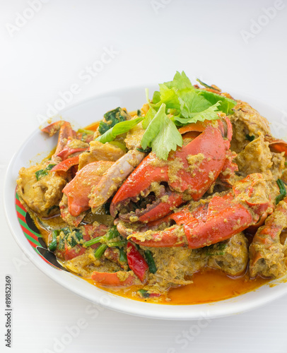 Stirred Fried Crab with Curry Powder