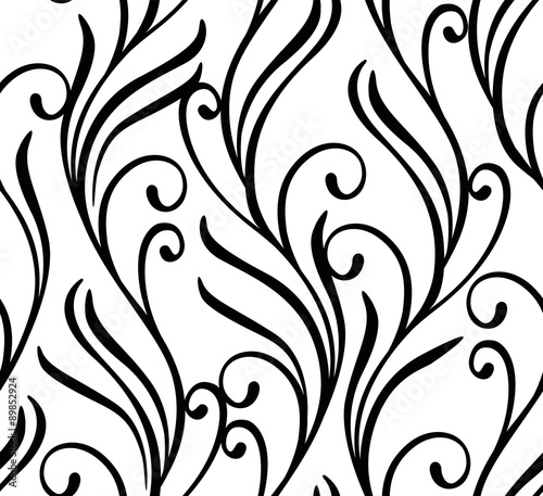 seamless pattern curls