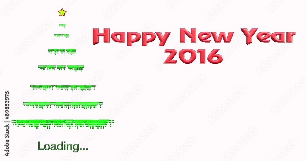 Anno 2016 con simbolo loading Anno 2016 con simbolo loading