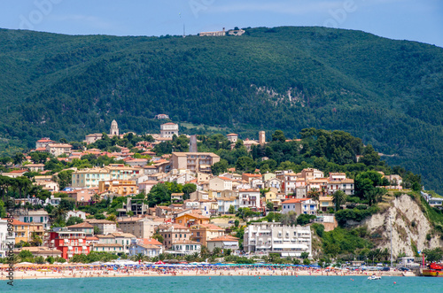Fotografia town of Numana (Marche region - Italy)