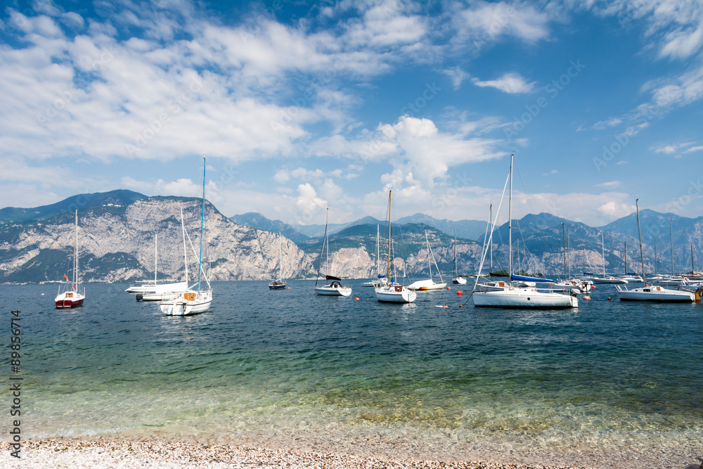 Sailing Boats at Lake Garda