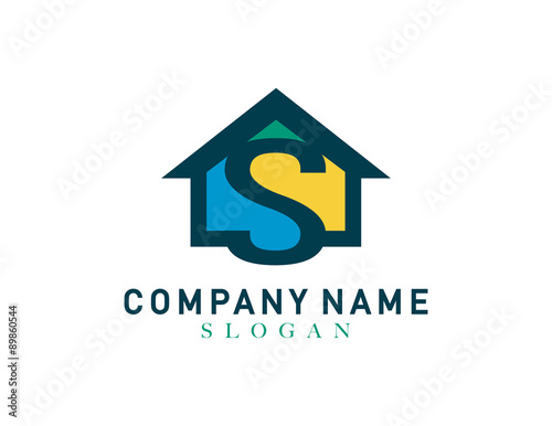 home letter S design