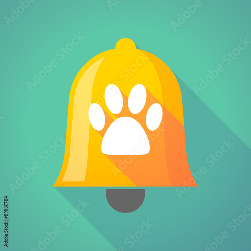 Bell icon with an animal footprint