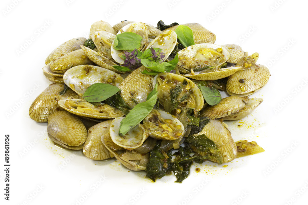 FRIED CLAMS WITH ROASTED CHILI PASTE FRIED CLAMS WITH ROASTED CHILI PASTE