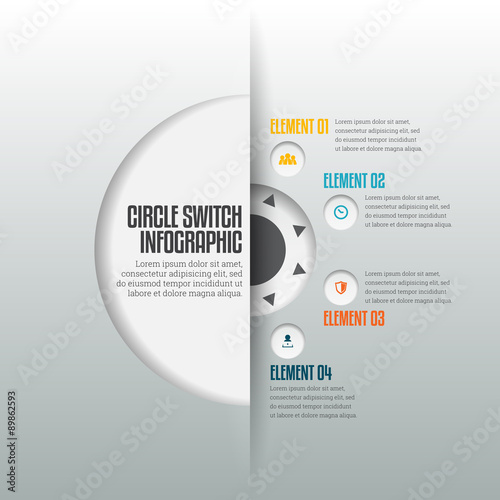 Circle Switch Infographic