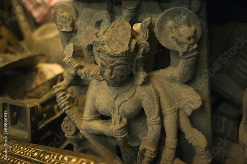 Goddess Kali Ma on Chor Bazaar - Antique Indian Thieves Market © kalcutta