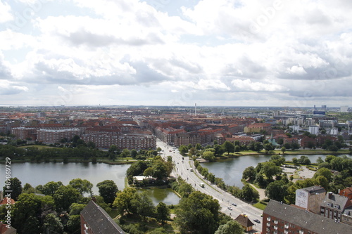 Panorama de Copenhague, Danemark  © Atlantis