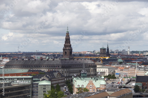 Panorama de Copenhague, Danemark 