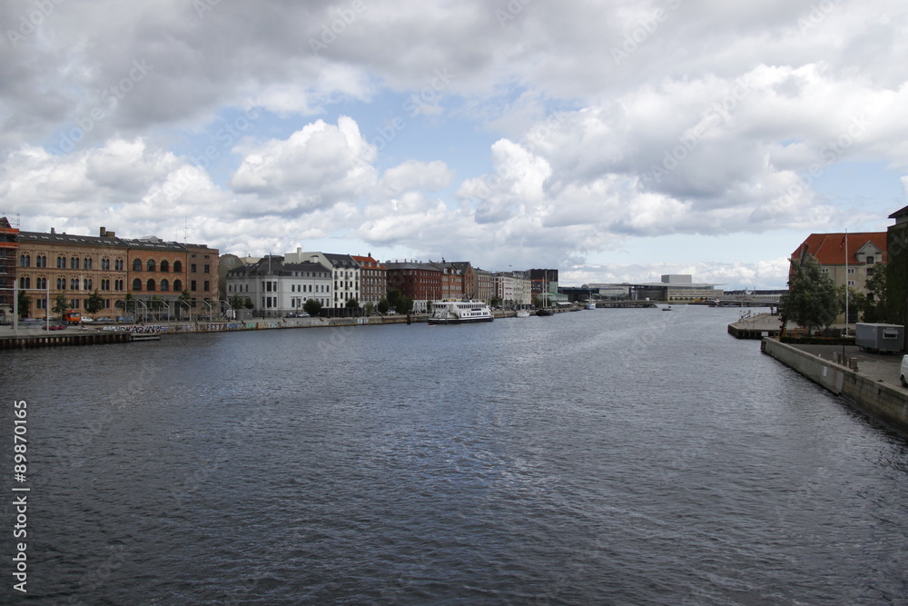 Canal à Copenhague, Danemark