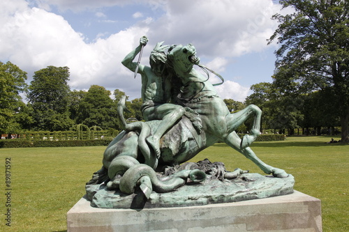 Statue du parc de Rosenborg à Copenhague, Danemark