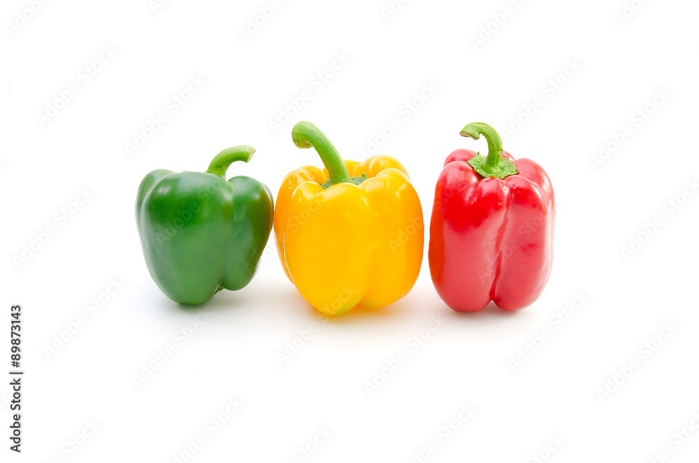 Sweet Pepper isolated on white background Sweet Pepper isolated on white background