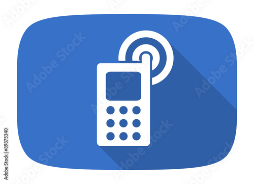 phone flat design modern icon