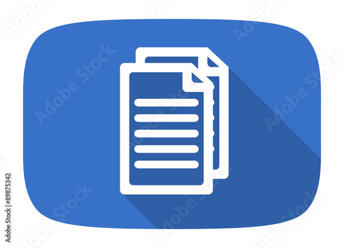 document flat design modern icon