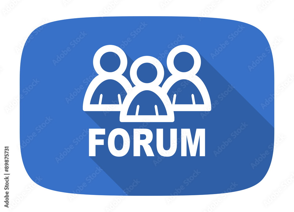 forum flat design modern icon forum flat design modern icon