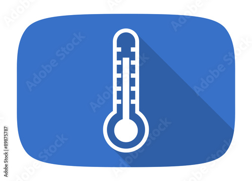 thermometer flat design modern icon