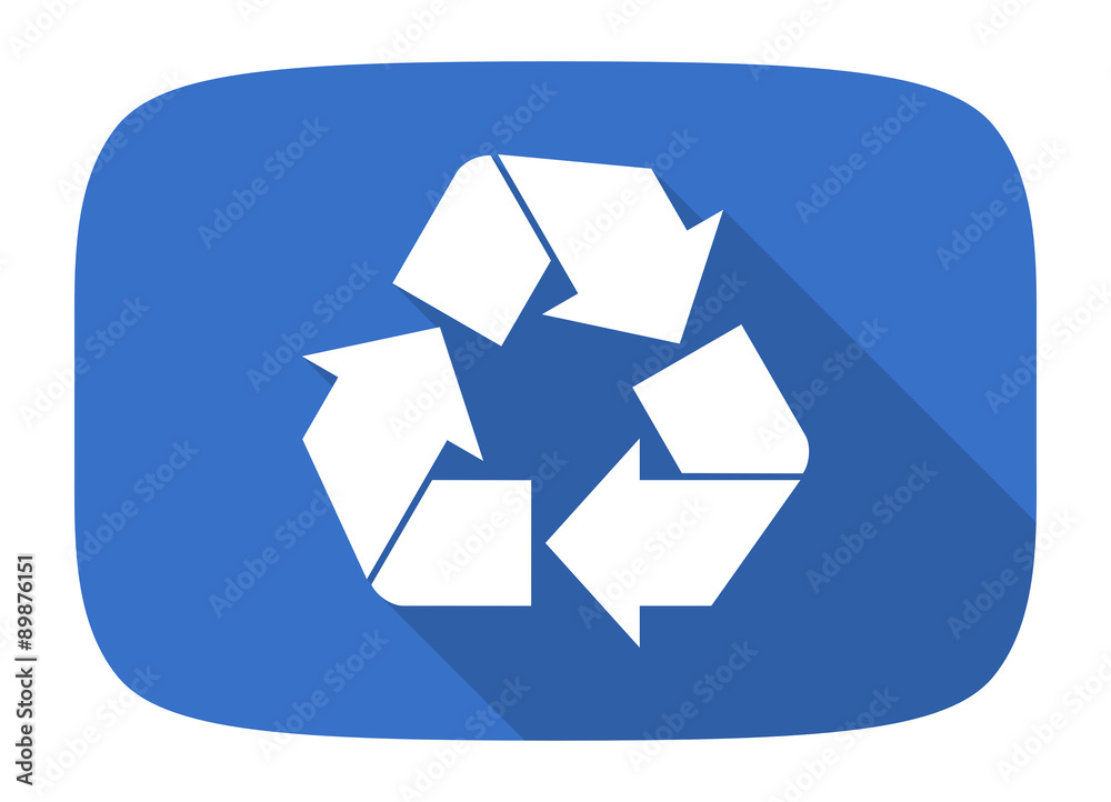 recycle flat design modern icon recycle flat design modern icon