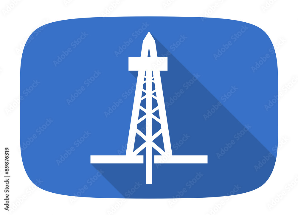 drilling flat design modern icon drilling flat design modern icon