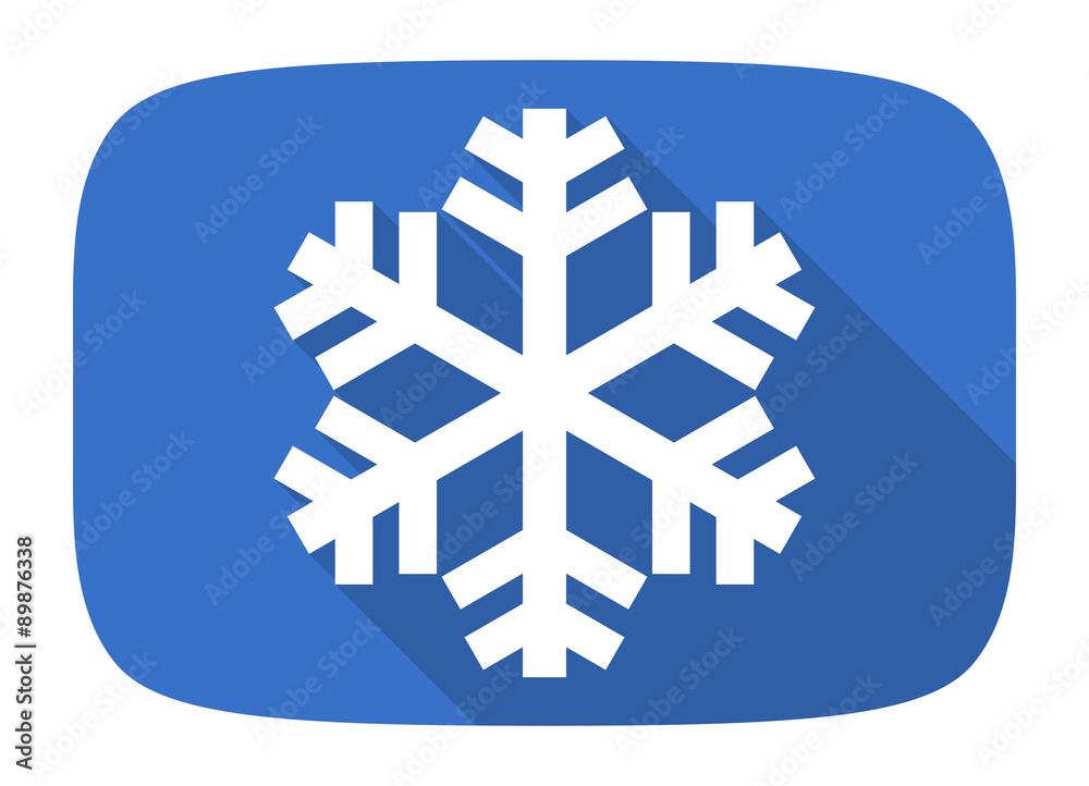 Obraz premium snow flat design modern icon